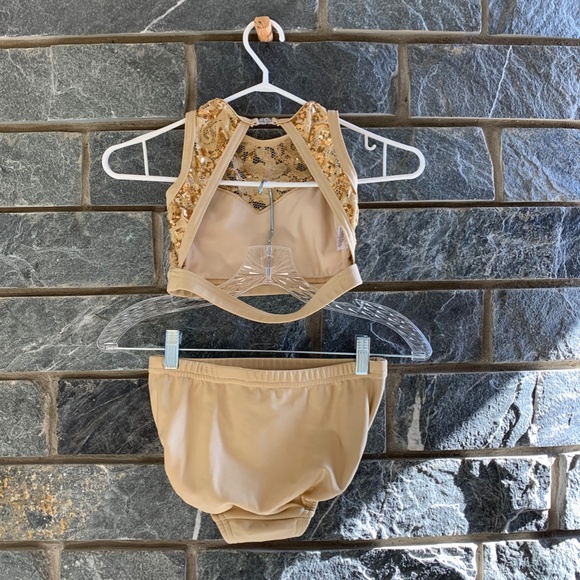 Details Dancewear Stunning 2-piece Dance Bra/Brief - Picture 2 of 2